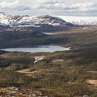 Von Årrenjarka zum Kuossaure